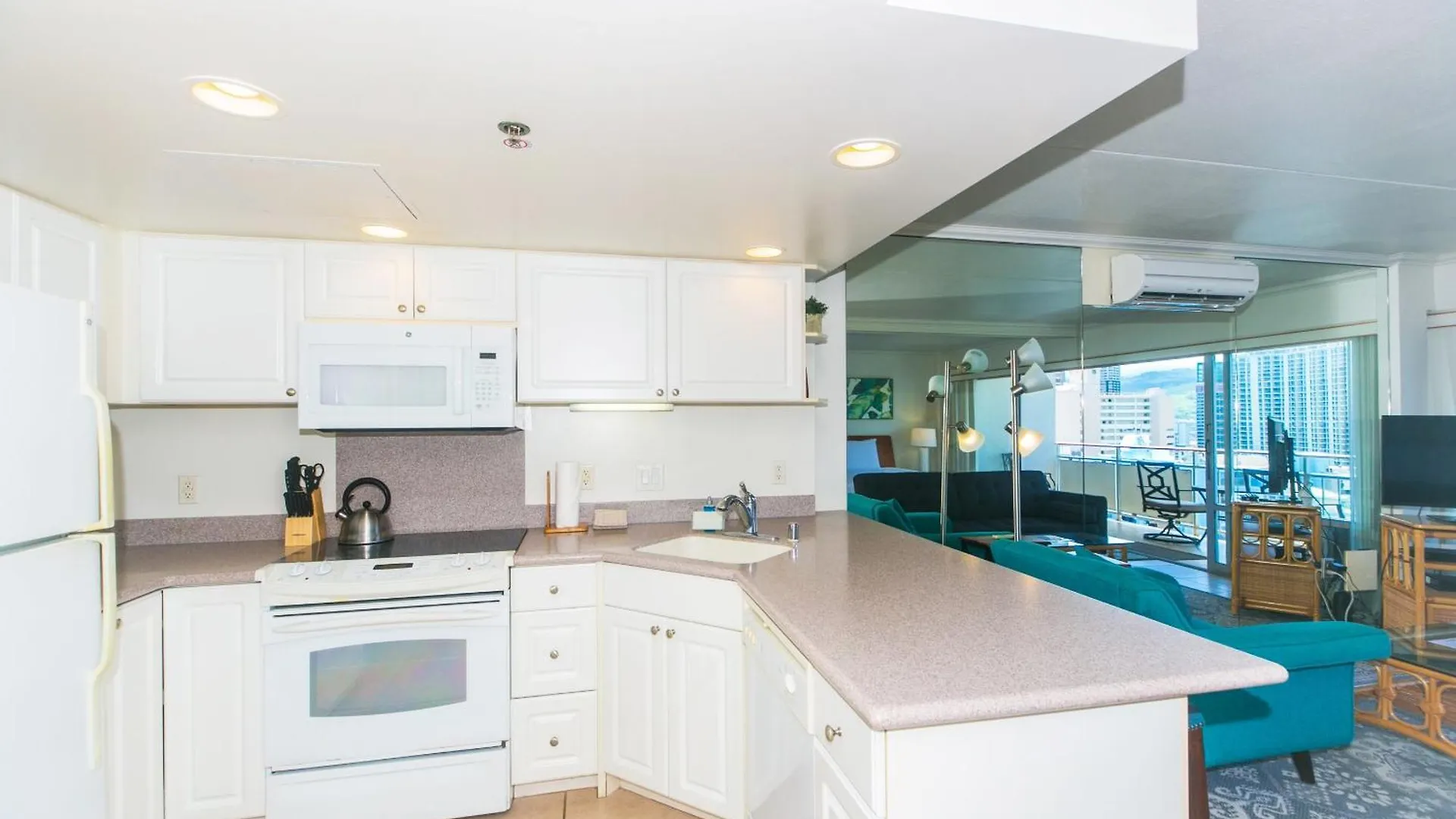 Ilikai Tower 1915 City View 1Br 호놀룰루