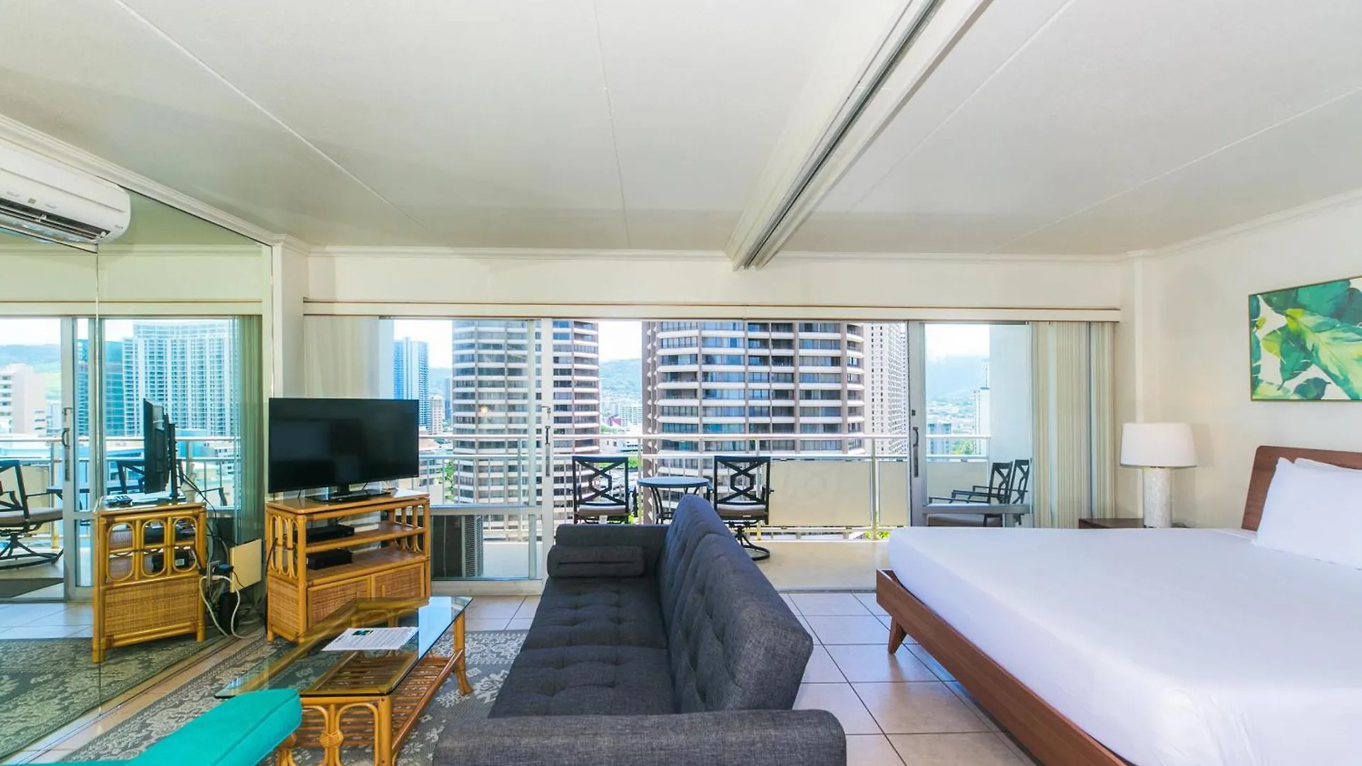 Ilikai Tower 1915 City View 1Br 호놀룰루 아파트